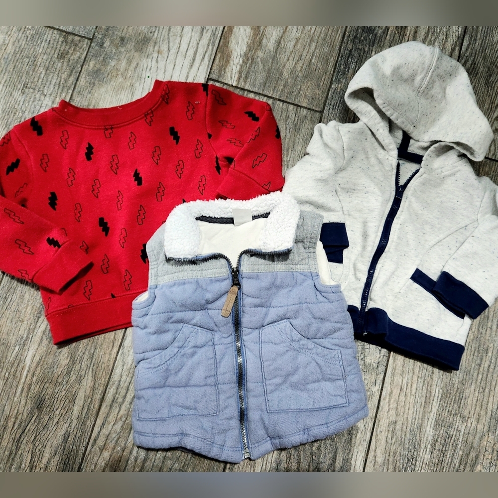 X3 Hoodie/Sweaters Baby Boy 6m/9M